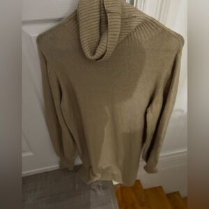 Princess Polly tan sweater dress